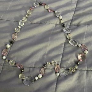 Pink & Clear necklace